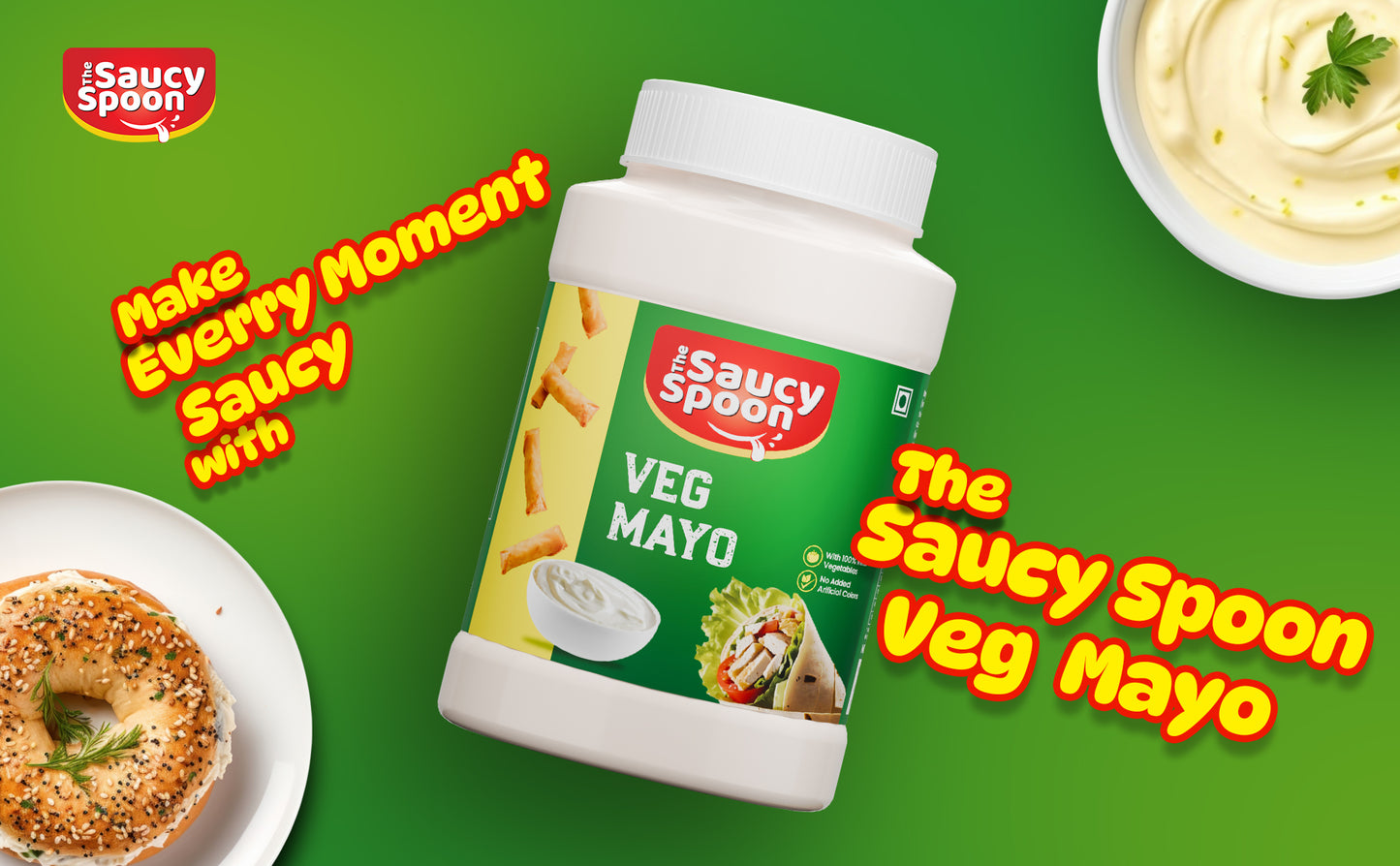 The Saucy Spoon -   Plain Veg Mayo