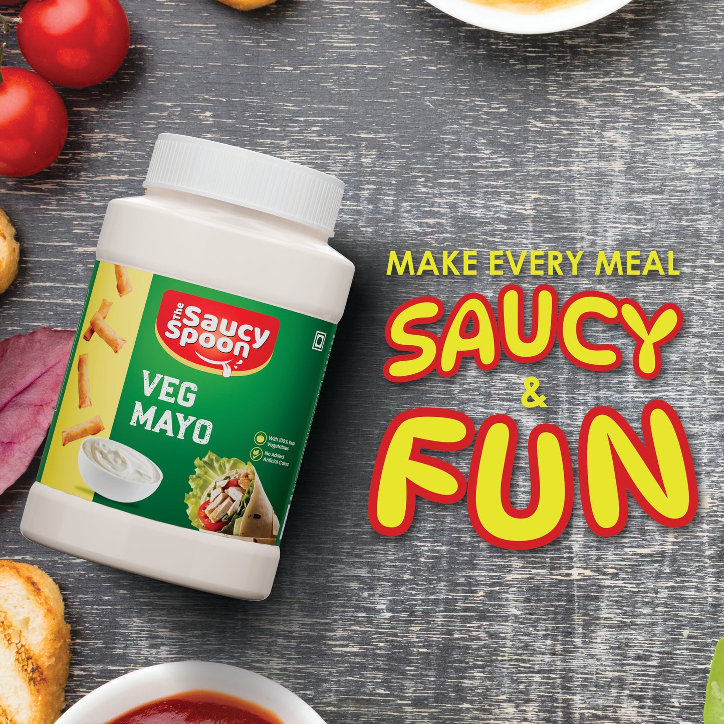 The Saucy Spoon - Plain Veg Mayo