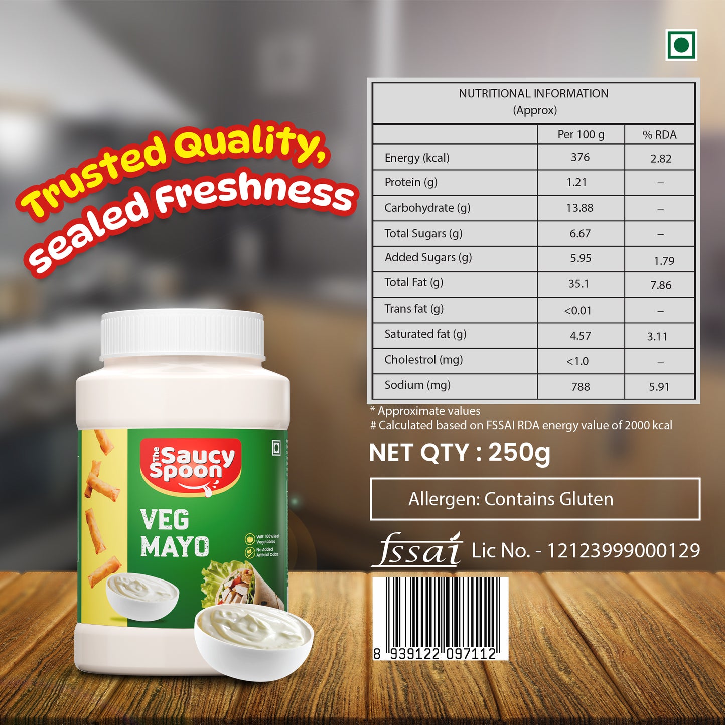 The Saucy Spoon -   Plain Veg Mayo