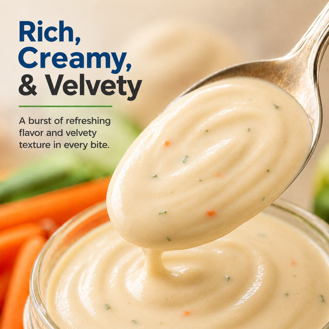 The Saucy Spoon Carrot Cucumber Dip 250 GM | Creamy Veggie Dip for Snacks, Nachos & Healthy Munching
