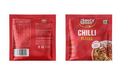 Bulk Chilli Flakes Sachets 0.75g for HORECA | 150 Sachets Bag| The Saucy Spoon