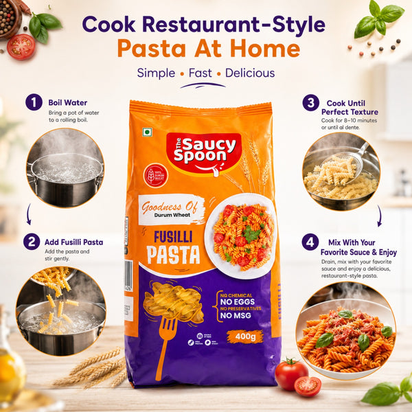 The Saucy Spoon - Combo Penne & Fusilli Pasta