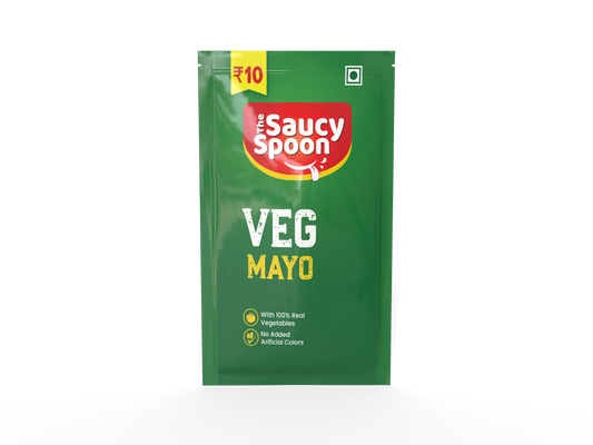 Plain Veg Mayo Sauce Sachet Pack of 10