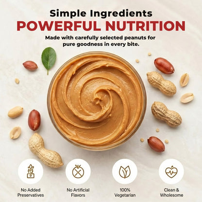 🥜 The Saucy Spoon – Creamy Peanut Butter | 1 KG