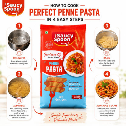 The Saucy Spoon - Penne Pasta                            ( Pack of 2 )
