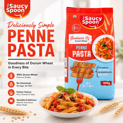 The Saucy Spoon - Penne Pasta                            ( Pack of 2 )