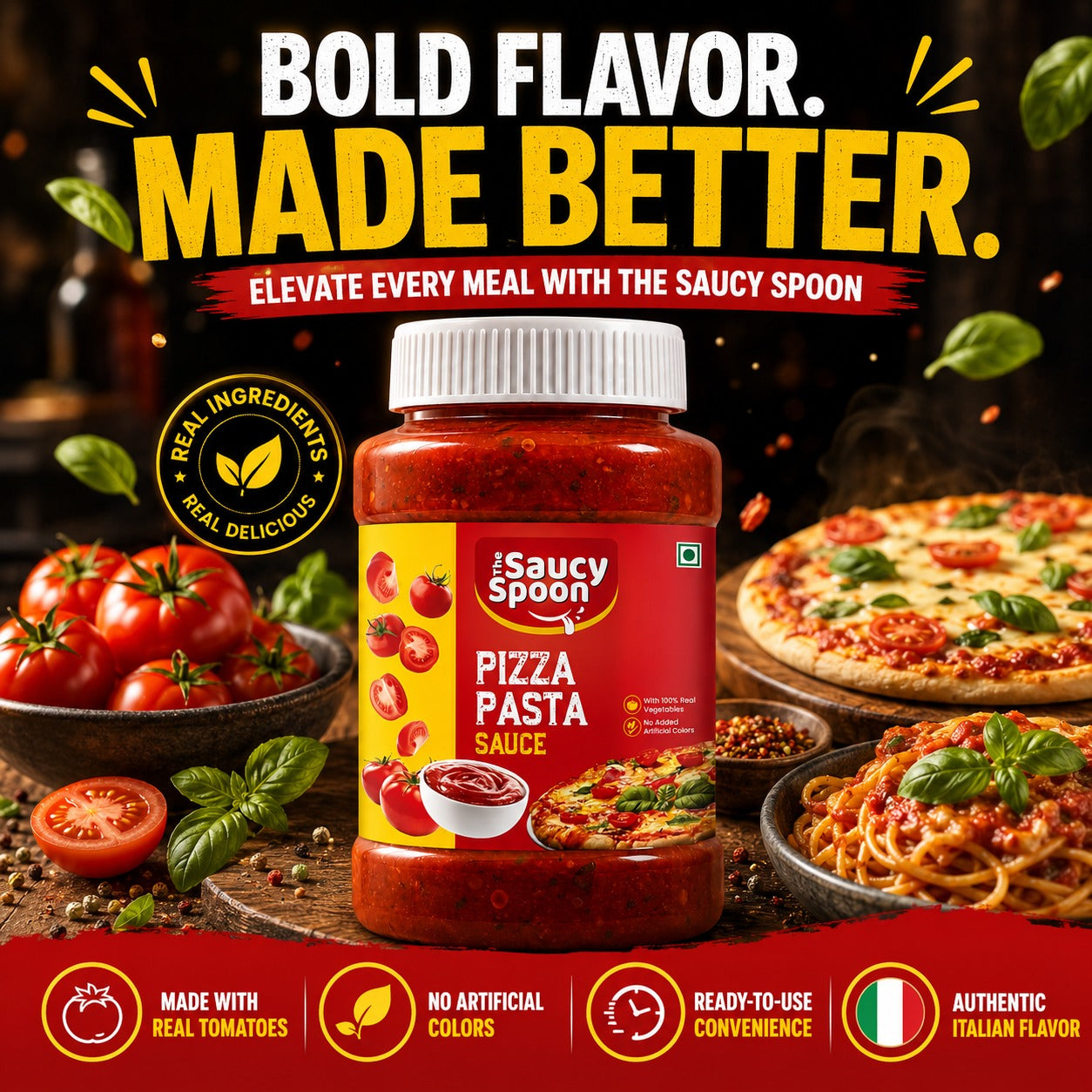 🍕 Pizza Pasta Sauce – The Perfect Italian Twist for Every Bite!