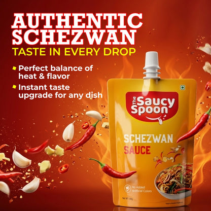 🌶️ Schezwan Sauce 90gm Spout Pouch – Bold, Spicy & Addictive Flavour!