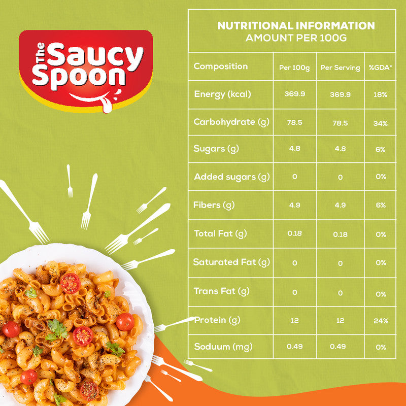 The Saucy Spoon - Combo Macroni & Fusilli Pasta