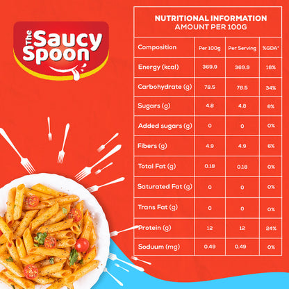 The Saucy Spoon - Penne Pasta                            ( Pack of 2 )