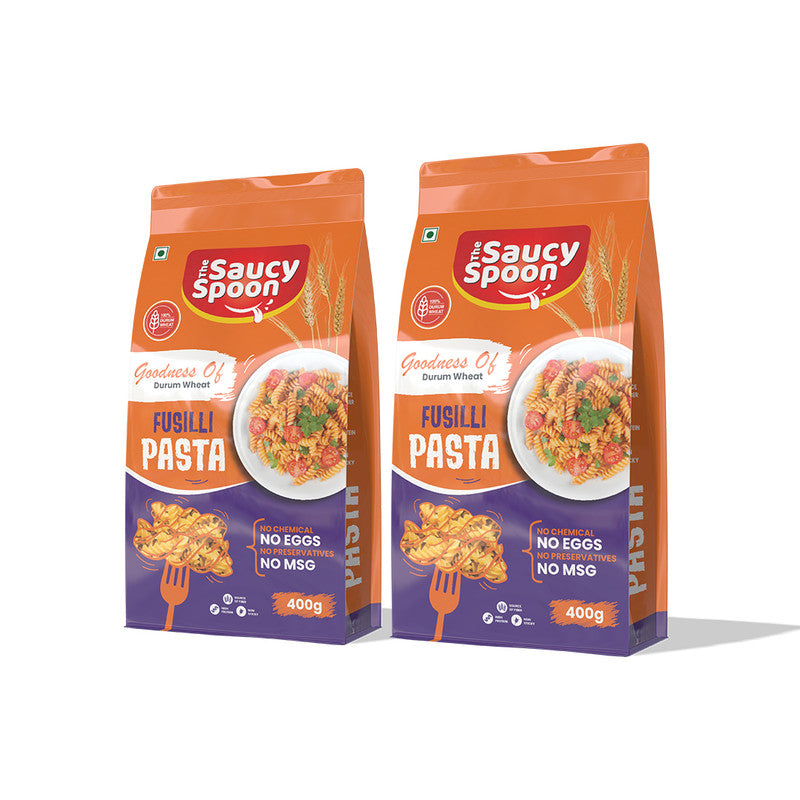 The Saucy Spoon - Fusilli Pasta                        ( Pack of 2 )